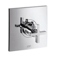 CITTERIO Thermostat HigDebit eleve  encastre avec poignee transversale Cromo  AXOR 39716000 HANSGROHE - 1