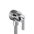 CITTERIO Wall connection stop with non-return valve, shut-off valve and lever handle  CROMO  AXOR 39882000 HANSGROHE - 1