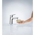 Logis Logis Basin mixer  100 CoolStart with  pop-up waste set Hansgrohe 71107000 HANSGROHE - 1