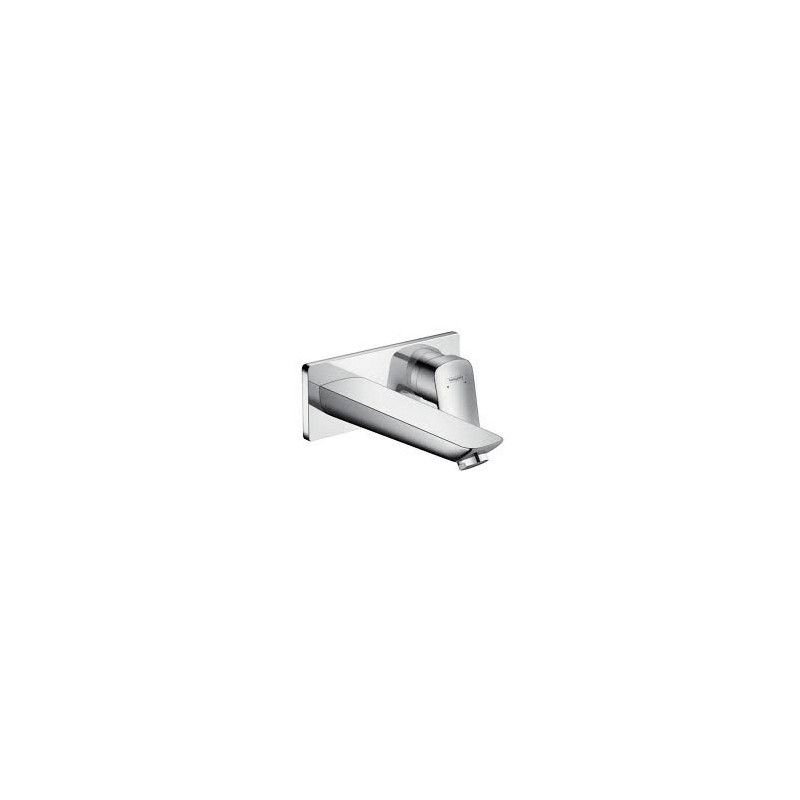 Logis Mitigeur monocommande de lavabo mural avec bec 19.5 cm Hansgrohe 71220000 HANSGROHE - 1