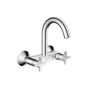 Logis 2-handle kitchen mixer with wall-mounted high spout Hansgrohe 71286000 HANSGROHE - 1