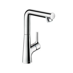 Talis S Single lever sink mixer 210 with swivel spout and pop-up waste Hansgrohe 72105000 HANSGROHE - 1