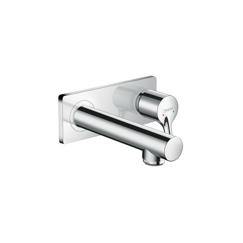 Talis S Wall mounted single lever basin mixer with spout 16.5 cm Hansgrohe 72110000 HANSGROHE - 1
