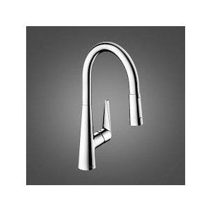 Talis S 280 Kitchen mixer extractable dispensing Optic steel Hansgrohe 72813800 HANSGROHE - 1