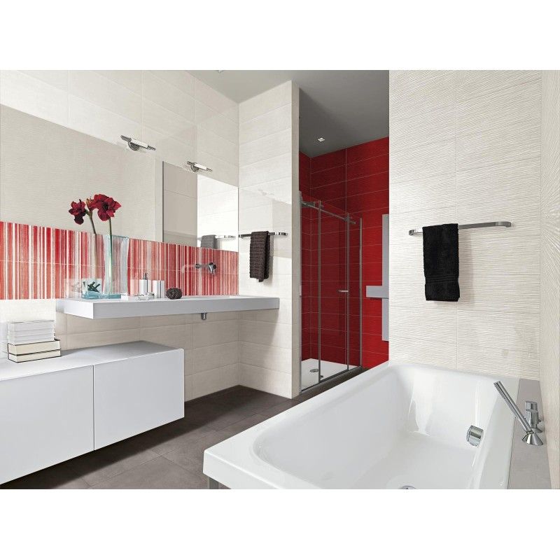 CLOUD DECORO LINES RUBY 20X50cm - MARAZZI  M4VQ MARAZZI  - 1