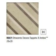OTTOCENTO TAP 20X20  8 AMBRA DEKOR - Ragno R86Y RAGNO  - 1