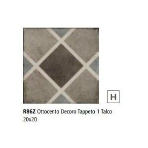 OTTOCENTO TAP 20X20  1 TALCO DECORO - Ragno R86Z RAGNO - 1