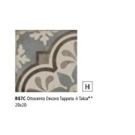 OTTOCENTO TAP 20X20  4 TALCO DECORATION - Ragno R87C RAGNO  - 1