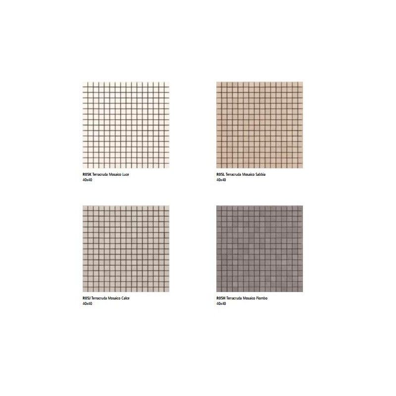 TERRACRUDA CALCE 40X40  MOSAIK - Ragno R05J RAGNO  - 1