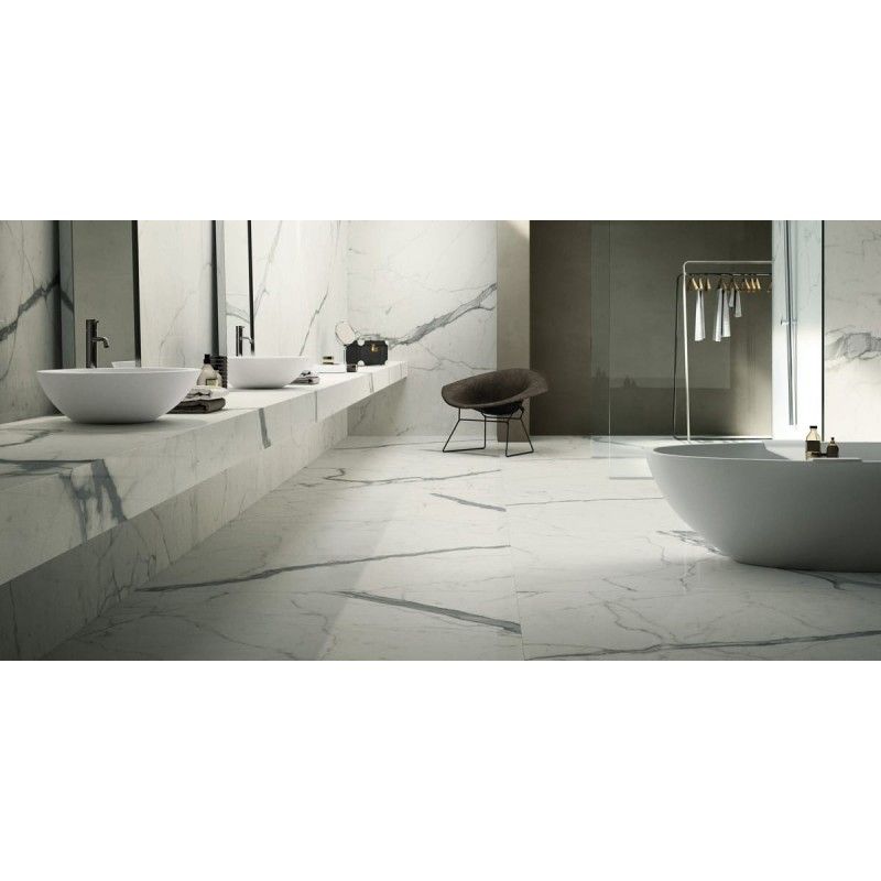 MAXIMUM CALACATTA STATUARIO 6MM GLAENZEND 150X75 - GRANITI FIANDRE MML266715 GRANITI FIANDRE - 1