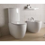 GSG LIKE  Vaso monoblocco senza brida con sistema di scarico Smart Clean, scarico a parete o a terra. 36x69 LKMBL GSG  - 1