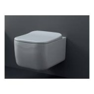 GSG BRIO Toilettensitzabdeckung mit langsamem Schließen und Schnellverschluss. Glänzendes Weiß. BRCOPRTICR GSG - 1