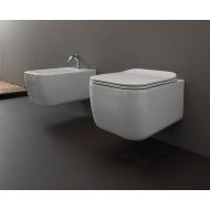 GSG BRIO WC suspendu sans jante avec systeme d'echappement Smart Clean. Fixations et Wc Siege incluses 36x52,5 BRWCSO GSG  - 1