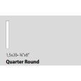 PATCHWORK QUARTER ROUND  B&W WHITE - CSAQCPBW 1,5X20    Ceramica Sant'Agostino