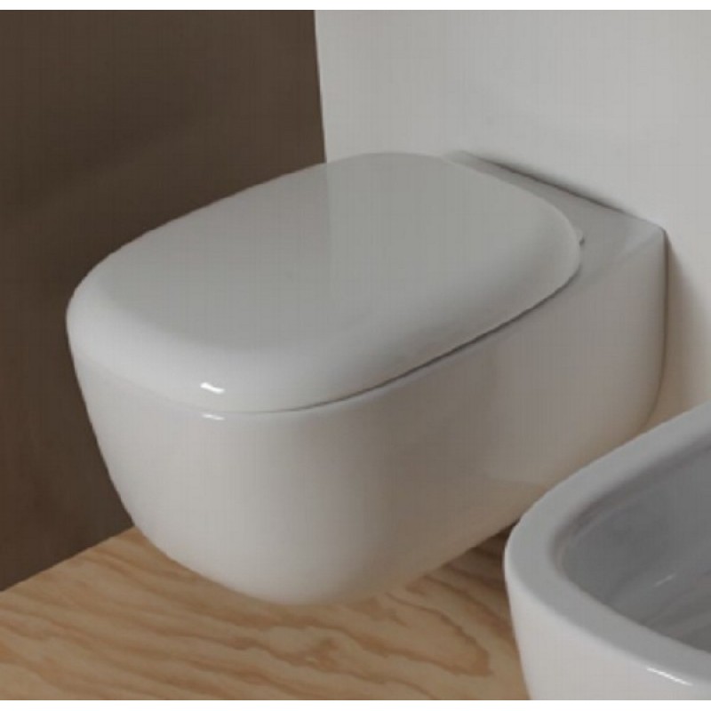 BONOLA THERMOSETTING WRAPPING    SOFT-CLOSE WHITE - Ceramica Flaminia BNCW03 CERAMICA FLAMINIA - 1