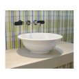 BOLL LAVABO 42 APPOGGIO FORO CENTRALE BIANCO   - Ceramica Flaminia BL42L CERAMICA FLAMINIA - 1