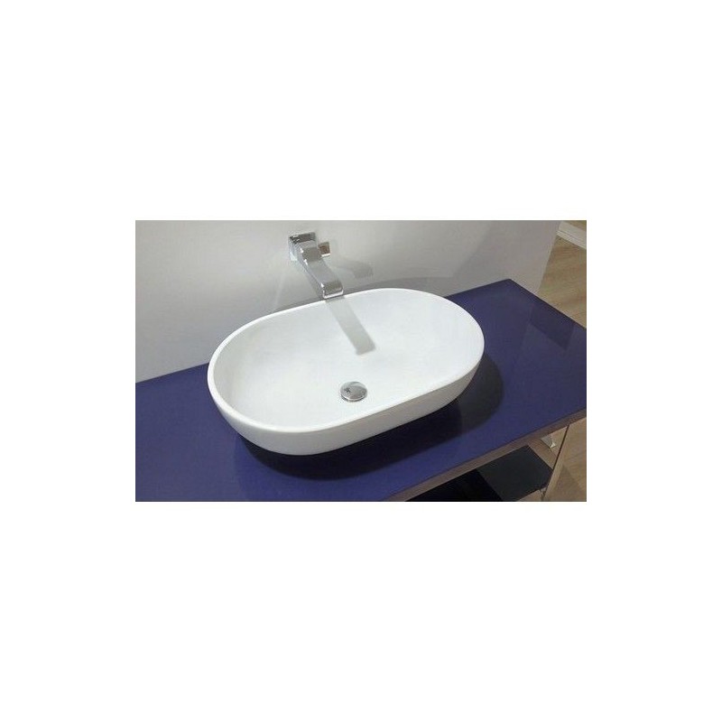 PASS LAVABO 62 FORO CENTRALE APPOGGIO BIANCO   - Ceramica Flaminia PS62C CERAMICA FLAMINIA - 1