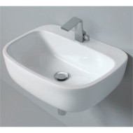MONO WASCHBECKEN  54 AUFSATZ/WANDHAENGEND  WEISS   - Ceramica Flaminia MN54L CERAMICA FLAMINIA - 1