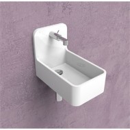 WASHBASIN MINIWASH 25X42 WALL-HUNG WHITE  S - Ceramica Flaminia MWL25 CERAMICA FLAMINIA - 1