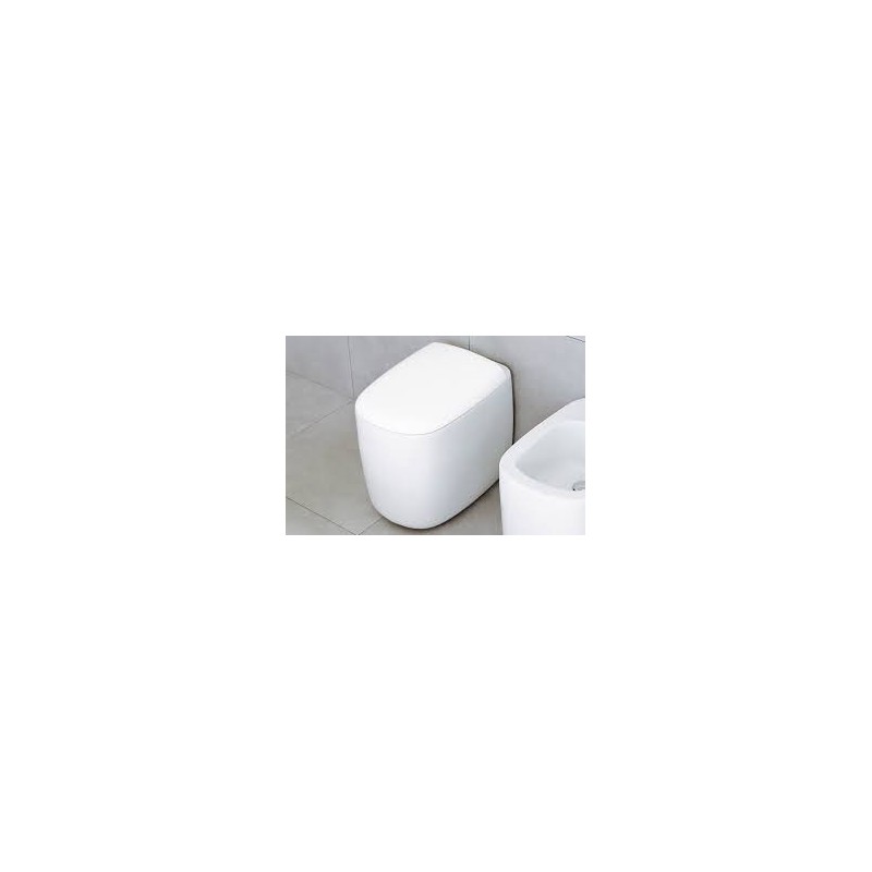 COPRIWC MONO AVVOLGENTE DISCESA RALLENTATO LATTE - Ceramica Flaminia MNCW03LAT CERAMICA FLAMINIA - 1