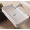 WASCHBECKEN  MINIWASH 75 AUFSATZ/WANDHAENGEND  WEISS  S - Ceramica Flaminia MWL75 CERAMICA FLAMINIA - 1
