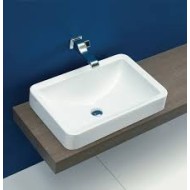 NILE EVIER 62 SOUTIEN H10 BLANC   - Ceramica Flaminia NL62A CERAMICA FLAMINIA - 1