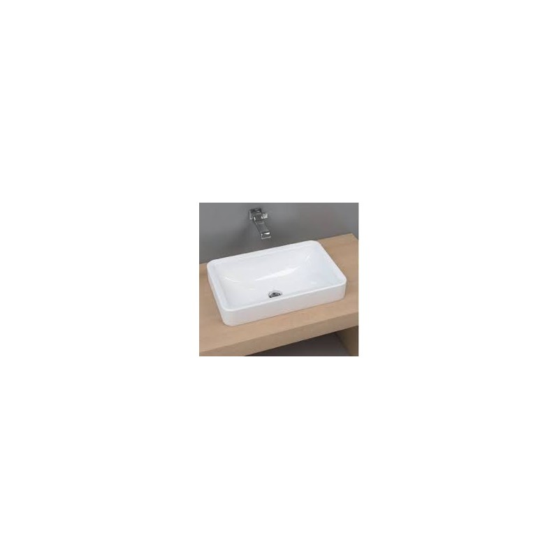 NILE LAVABO 62 INCASSO BIANCO   - Ceramica Flaminia NL62INC CERAMICA FLAMINIA - 1