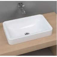 NILE LAVABO 62 INCASSO BIANCO   - Ceramica Flaminia NL62INC CERAMICA FLAMINIA - 1