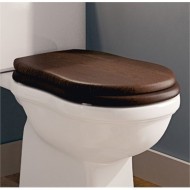 COPRIWC CERNIERE ORO EFI DISCESA RALLENTATO NOCE MASSELLO . - Ceramica Flaminia 23N/ORRM CERAMICA FLAMINIA - 1