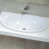 WASCHBECKEN  75 EINBAU IO WEISS  - Ceramica Flaminia IO4275 CERAMICA FLAMINIA - 1