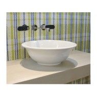 BOLL WASHBASIN 42 COUNTERTOP CENTRAL HOLE BLACK   - Ceramica Flaminia BL42LNER CERAMICA FLAMINIA - 1