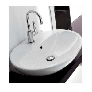 EVIER 60 NUDA LATTE  - Ceramica Flaminia 5083LAT CERAMICA FLAMINIA - 1