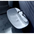 WASCHBECKEN  60 NUDASLIM FLAECHE FUER ARMATUR NUVOLA   - Ceramica Flaminia ND60PRNUV CERAMICA FLAMINIA - 1