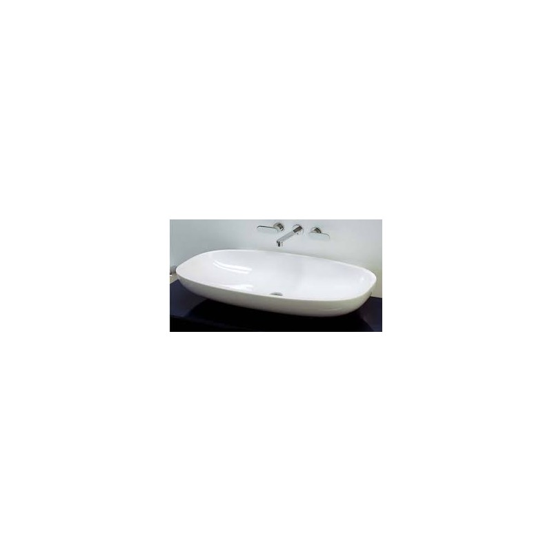 WASCHBECKEN  95 NUDA WEISS  - Ceramica Flaminia 5082 CERAMICA FLAMINIA - 1
