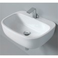 MONO WASCHBECKEN  54 AUFSATZ/WANDHAENGEND  LATTE   - Ceramica Flaminia MN54LLAT CERAMICA FLAMINIA - 1
