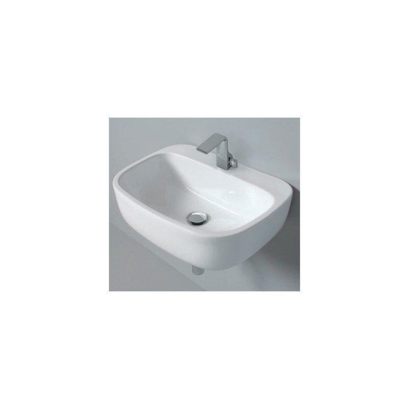 MONO EVIER 54 SOUTIEN/SUSPENDU NOIR   - Ceramica Flaminia MN54LNER CERAMICA FLAMINIA - 1