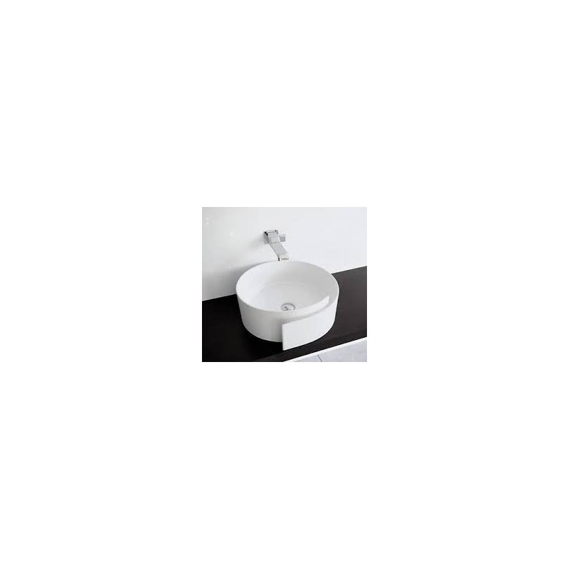 ROLL EVIER 44 SOUTIEN/TROU CENTRAL BLANC   - Ceramica Flaminia RL44L CERAMICA FLAMINIA - 1