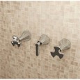 EVERGREEN DUSCHE EINBAUSET 2 AUSSGAENGE CHROME - Ceramica Flaminia EG310 CERAMICA FLAMINIA - 1