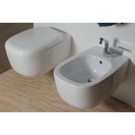 BIDET WALL-HUNG BONOLA WHITE  - Ceramica Flaminia BN218 CERAMICA FLAMINIA - 1