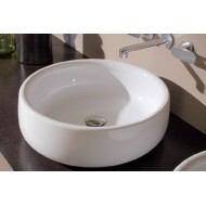 BONOLA EVIER 46 SOUTIEN TROU CENTRAL LATTE  S - Ceramica Flaminia BN46ALAT CERAMICA FLAMINIA - 1