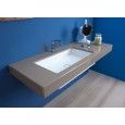 LAVABO MINIWASH 70X35 SOTTOPIANO LATTE  S - Ceramica Flaminia MW75SPLAT CERAMICA FLAMINIA - 1