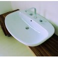 WASHBASIN 85 NUDA 2 FOR TAPS BLACK   - Ceramica Flaminia 5081NER CERAMICA FLAMINIA - 1