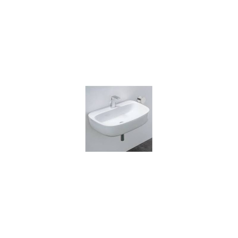 MONO WASCHBECKEN  74 AUFSATZ/WANDHAENGEND  SCHWARZ   - Ceramica Flaminia MN74LNER CERAMICA FLAMINIA - 1