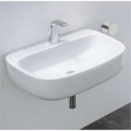 MONO WASCHBECKEN  74 AUFSATZ/WANDHAENGEND  SCHWARZ   - Ceramica Flaminia MN74LNER CERAMICA FLAMINIA - 1