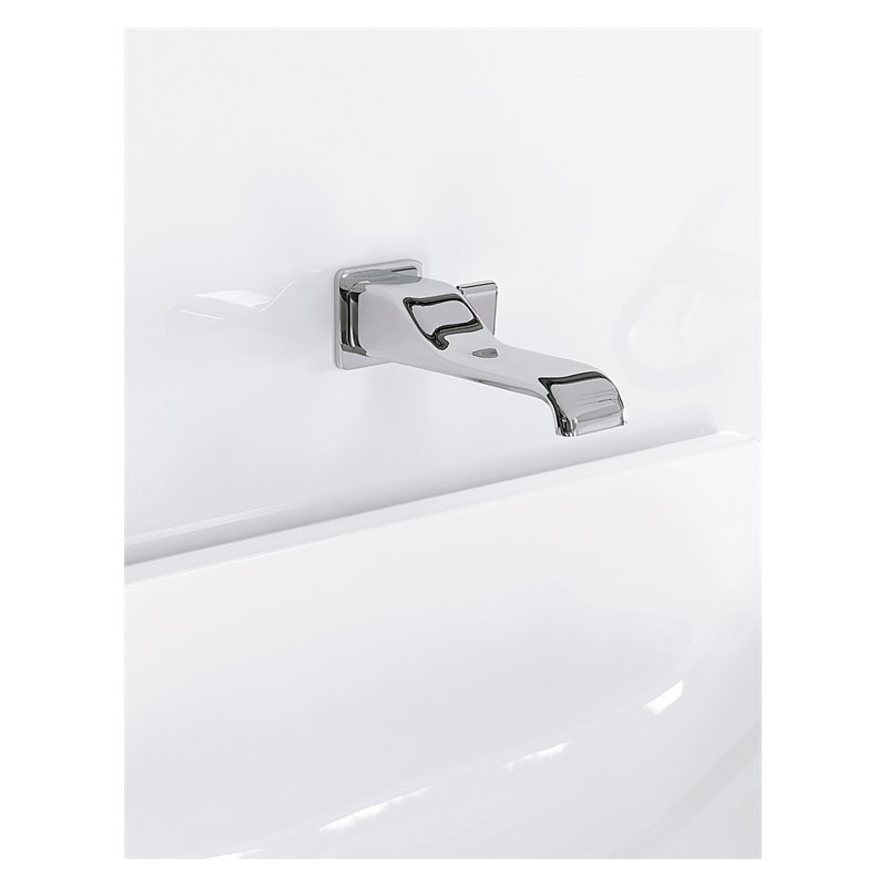 NOKE MONOCOMANDO PARETE NERO OPACO - Ceramica Flaminia NK3230NE CERAMICA FLAMINIA - 1