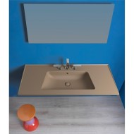 BLOOM CONSOLLE 105 HAENGEND FANGO   - Ceramica Flaminia BM105LFAN CERAMICA FLAMINIA - 1
