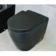 LINK PLUS GOCLEAN WC DECHARGE DE MUR NOIR  S - Ceramica Flaminia LK117RGNER CERAMICA FLAMINIA - 1