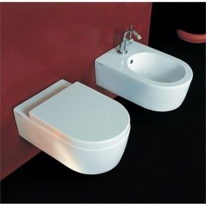 BIDET SUSPENDU LINK NOIR  - Ceramica Flaminia 5051/BNER CERAMICA FLAMINIA - 1