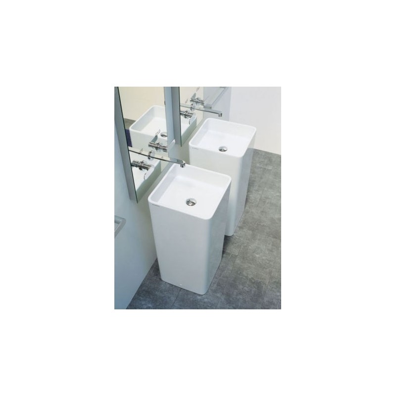 WASCHBECKEN  MONOWASH WAND WEISS  S - Ceramica Flaminia MW40P CERAMICA FLAMINIA - 1