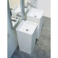 WASCHBECKEN  MONOWASH WAND WEISS  S - Ceramica Flaminia MW40P CERAMICA FLAMINIA - 1